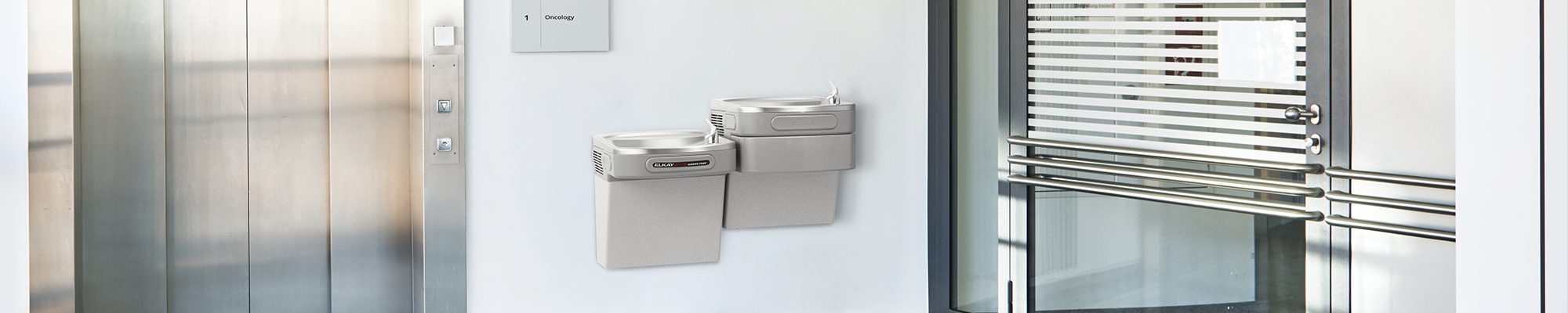 Wall Mount Bi-Level ADA Hands-Free, Non-Filtered Refrigerated